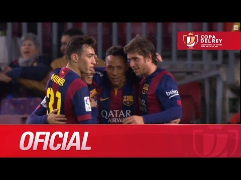 Hat-trick de Pedro en el FC Barcelona - SD Huesca Copa del Rey
