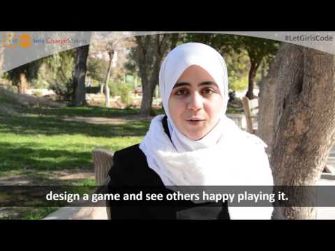 Aya from Syria, young change makers. 