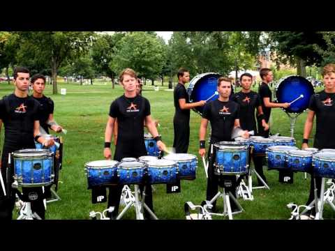 The Academy 2015 Drumline - Warm Up Routine