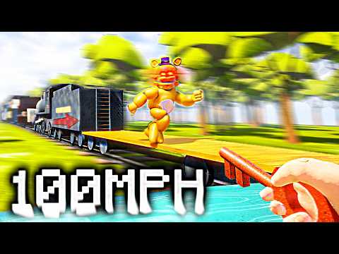 Fredbear, But We Are Going 100MPH On A TRAIN..