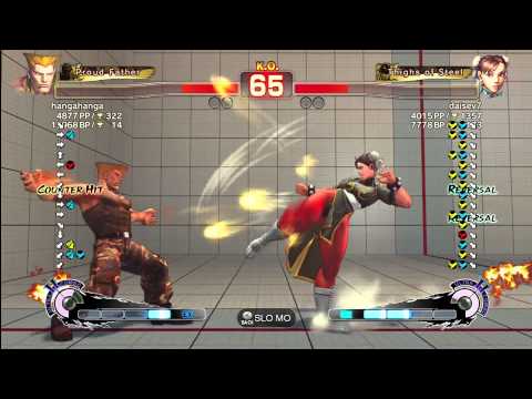 Hangahanga (Guile) vs daisev7 (Chun Li)