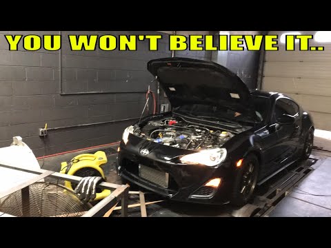 This is how much Power my GREDDY TURBO FRS makes..