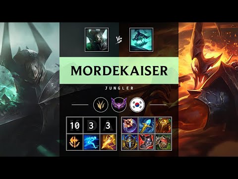 Mordekaiser Jungle vs Hecarim - KR Master Patch 25.21