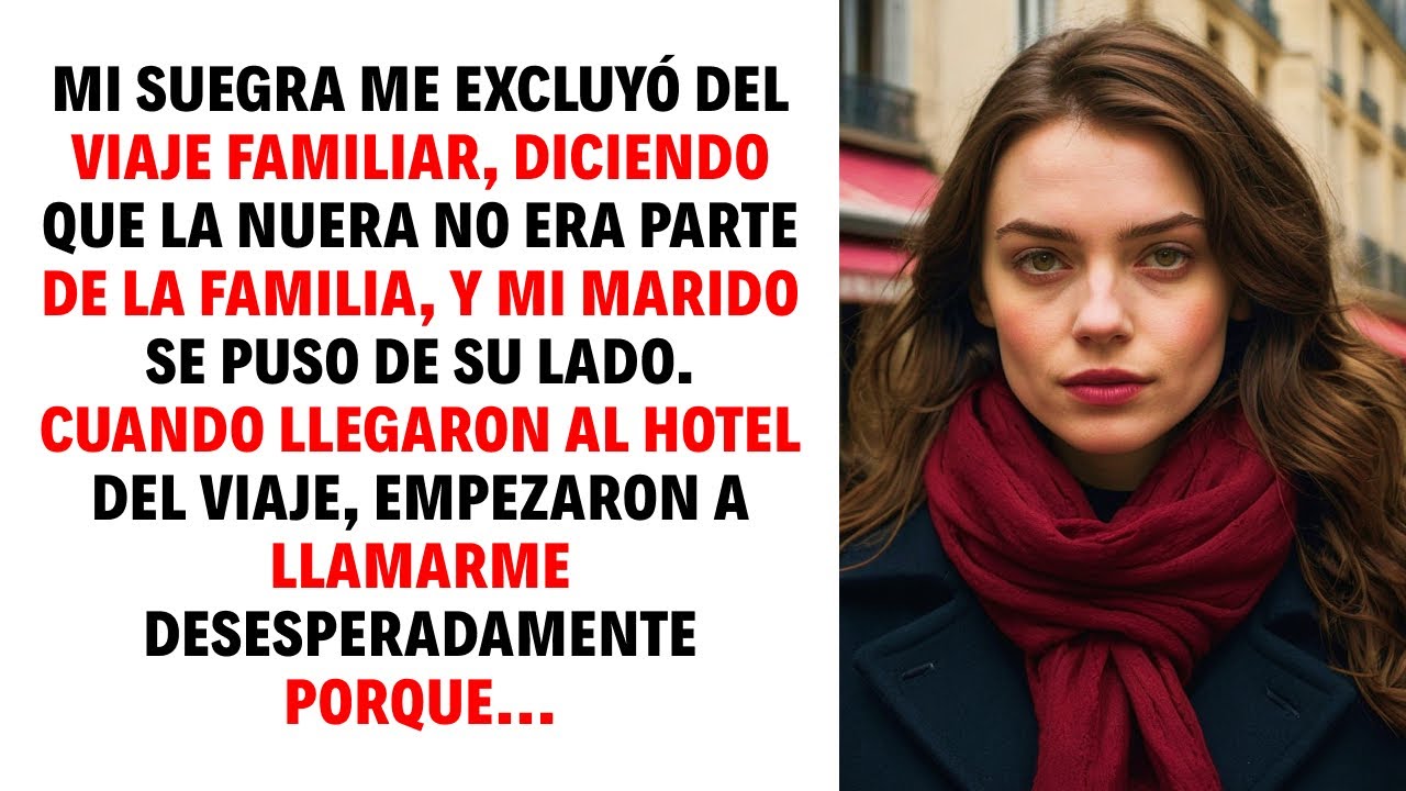 Mi suegra me excluyó del viaje familiar, diciendo que la nuera no era parte de la familia, y mi...