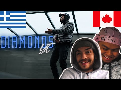 CANADIANS REACT TO GREEK RAP - YT - Diamonds (Official Music Video)