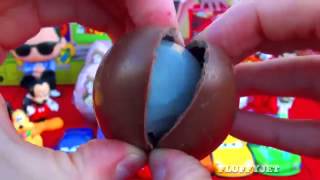 12 Surprise Eggs Kinder Surprise Angry Birds Toys 