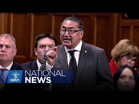 Cree NDP MP Romeo Saganash questions Prime Minister Justin Trudeau | APTN News