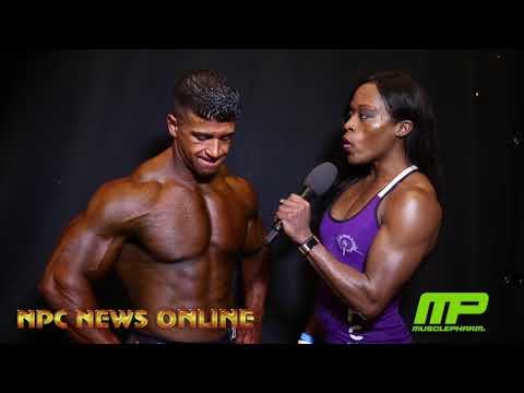 2018 NPC Atlantic States Men's Classic Physique Overall Winner Casey Fathi