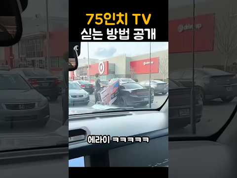 세단은 TV 를 싣고ㅣ블랙박스 #블랙박스