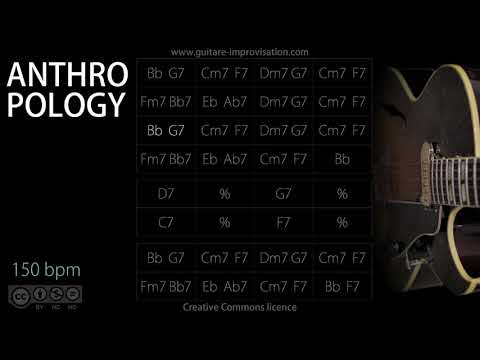 Anthropology - 150 bpm - Bb Rhythm changes (Jazz/Swing feel) : Backing Track