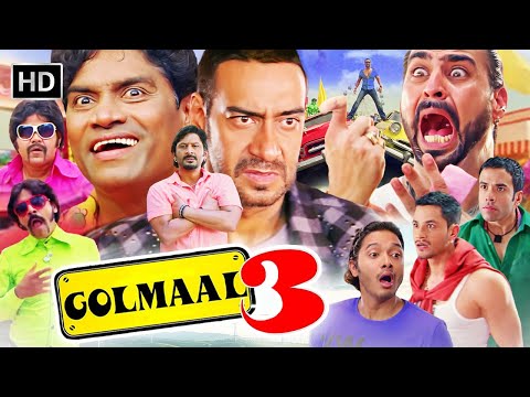 Golmaal 3 (2010) Full Movie HD | Ajay Devgn, Arshad Warsi, Kareena, Johnny Lever | धमाकेदार Comedy