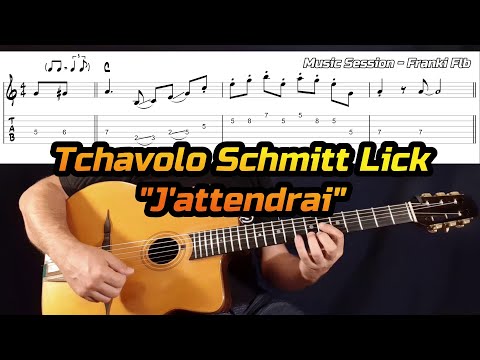 J'attendrai Tchavolo Schmitt C Lick - Gypsy Jazz Guitar Lesson - Manouche Tutorial Free Tab