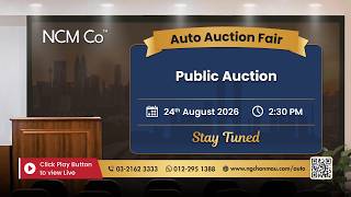 Public Auto Auction Fair - 24th August 2026