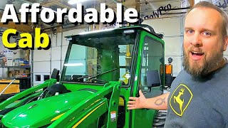 Finally a High Quality Affordable Cab - Curtis Advantage Cab on a 2038R John Deere