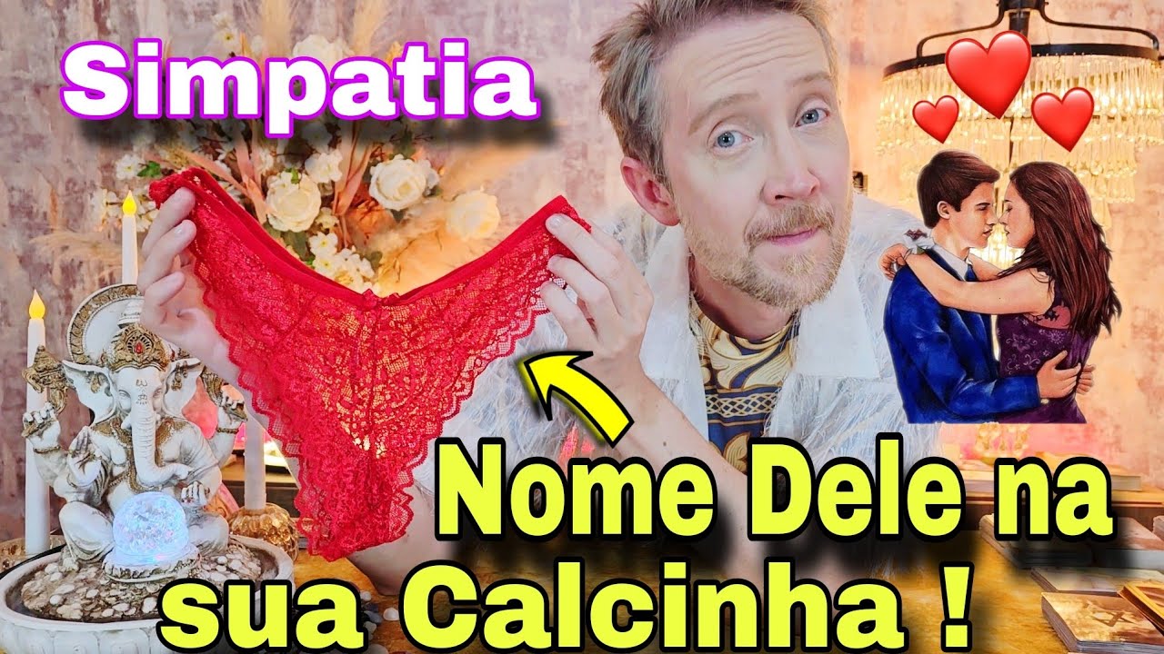 SIMPATIA DA CALCINHA COM O NOME DELE  ! ELE FICARÁ LOUCO DE PAIXÃO POR VOCÊ ! rei do oráculo hoje