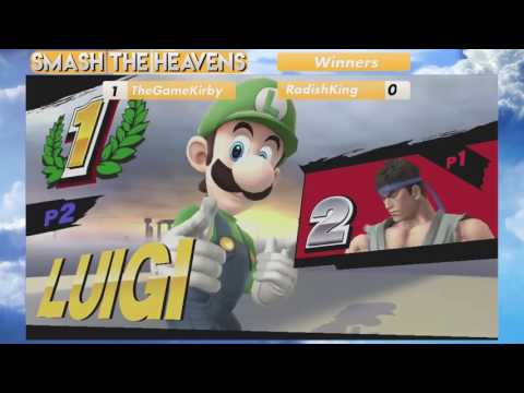 Smash the Heavens 12: TheGameKirby (Ryu) vs RadishKing (Mario/Luigi)