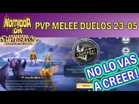 🔱DUELOS PVP MELEE 23-05🔱NO CREERÁS CUANTOS COMBO ME ENCONTRÉ!!! - Saint Seiya Awakening PVP LUCHAS
