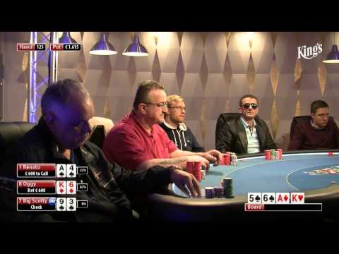 CASH KINGS E07- Highlight - A4 vs K6 - Live cash game poker show