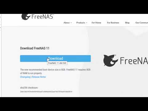FreeNAS 11 Beginner 02 - How to download the FreeNAS Operating System ISO file Video