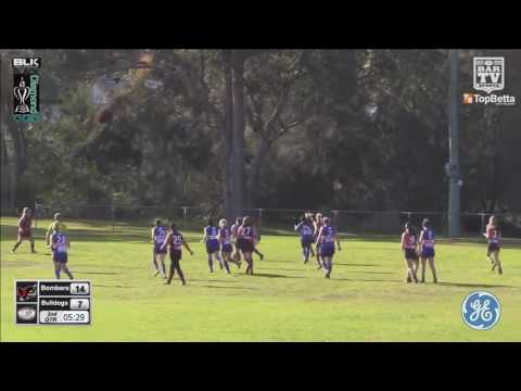 2016 BDAFL Round 15 GE Women Highlights - Killarney Vale Bombers v Warners Bay Bulldogs