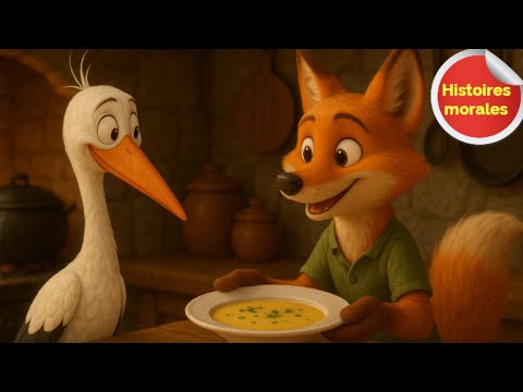 The Fox and the Stork | Children's Stories |