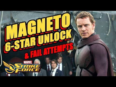 Magneto 6-Star Unlock (with Fail Attempts) - Marvel Strike Force