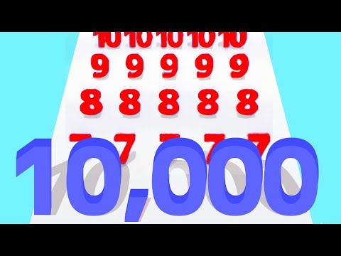 NUMBER MASTER — 10,720 SCORE !!! (I BEAT 9999 WALL)