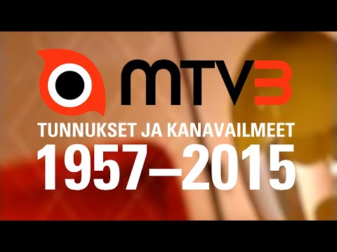 MTV3:n tunnukset ja kanavailmeet 1957-2015