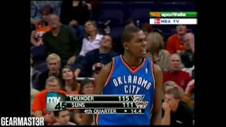 Kevin Durant - 38 points vs Suns Full Highlights (2009.12.23) CLUTCH.