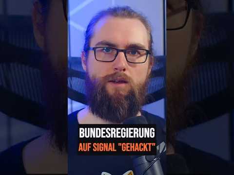 Video Thumbnail: Es gab keinen "Signal-Hack". #technews #cybersecurity #bundesregierung