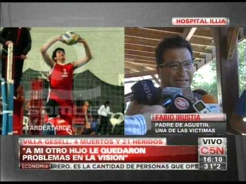 C5N - TRAGEDIA EN VILLA GESELL: HABLA EL PAPA DE AGUSTIN IRUSTIA