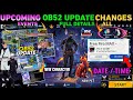 Ob52 New Update ALL Changes Kya Kya Aaya Hai In Free Fire FF NEW EVENT UPDATE GARENA FREE FIRE