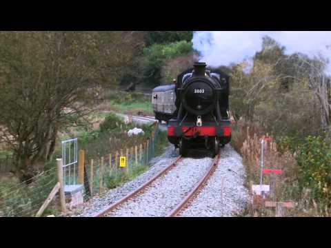 Half an Hour at (70) - Corwen 1.11.2014 - Llangollen Railway extension - UK's newest station