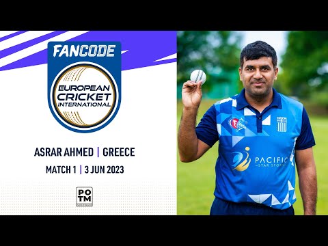 POTM: A.Ahmed - BUL vs GRE | Highlights | FanCode ECI Bulgaria | 3 June 2023 | ECI23.058
