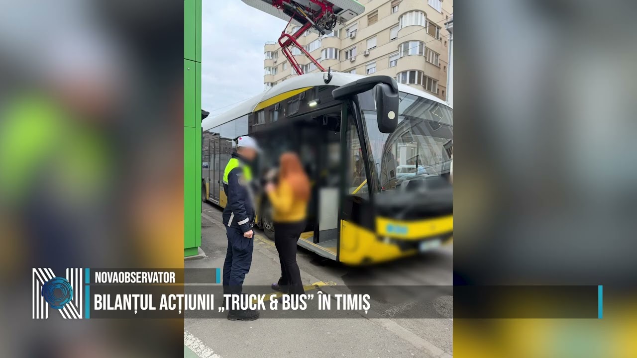 Bilanțul acțiunii „Truck & Bus” în Timiș