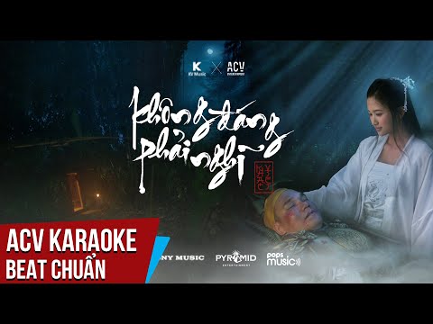 ACV Karaoke | Không Đáng Để Nghĩ - Khắc Việt | Beat Tone Nam Chuẩn