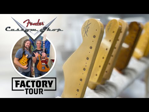 Fender Custom Shop Tour with Master Builders Andy Hicks & Austin MacNutt + John Bohlinger