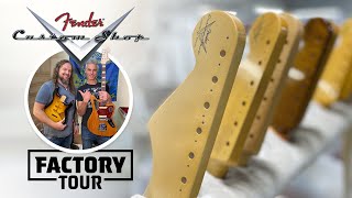 Fender Custom Shop Factory Tour with Master Builders Andy Hicks & Austin MacNutt