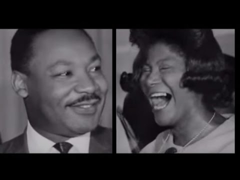 Mahalia Jackson singing & Martin Luther King Jr. preaching at Church together