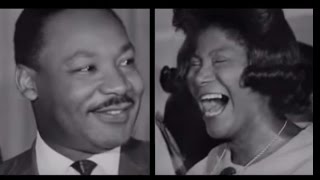 Mahalia Jackson singing &amp; Martin Luther King Jr  preaching at Church