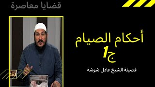 أحكام الصيام ج 1 برنامج قضايا معاصرة مع فضيلة الشيخ عادل شوشة