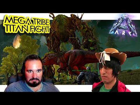 Mega Tribe Member Teaches Me Titan Takedowns - ARK Interview with @MrDolphin1