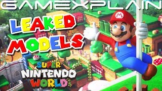 Leaked Models of Super Nintendo World Have Appeared! (Once-Planned DK Area Looks Incredible!)
