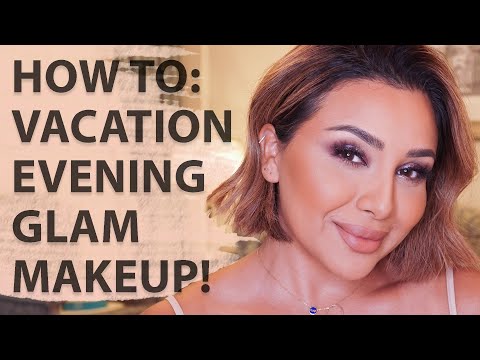 HOW TO DO VACATION GLAM MAKEUP | NINA UBHI