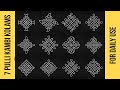 12 Easy 7 Dots Pattern Muggulus - 12 Easy 7 Dots Pattern Muggulus