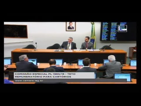 PL 6726/16 - TETO REMUNERATÓRIO CARTÓRIOS - Reunião de Instalação e Eleição - 12/09/2017 - 15:30