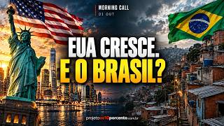 Morning Call | PIB americano surpreende: o que falta para o Brasil crescer mais?