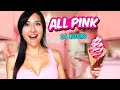 ONLY eating PINK foods for 24 hours!