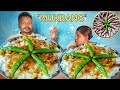 Village Desi Semiya Aloo Tamatar Curry Cooking Eating Show With Hot Rice