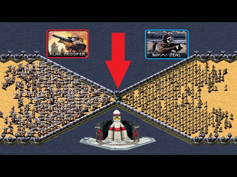 Choke Point - Flak Troopers vs Navy Seals - Red Alert 2